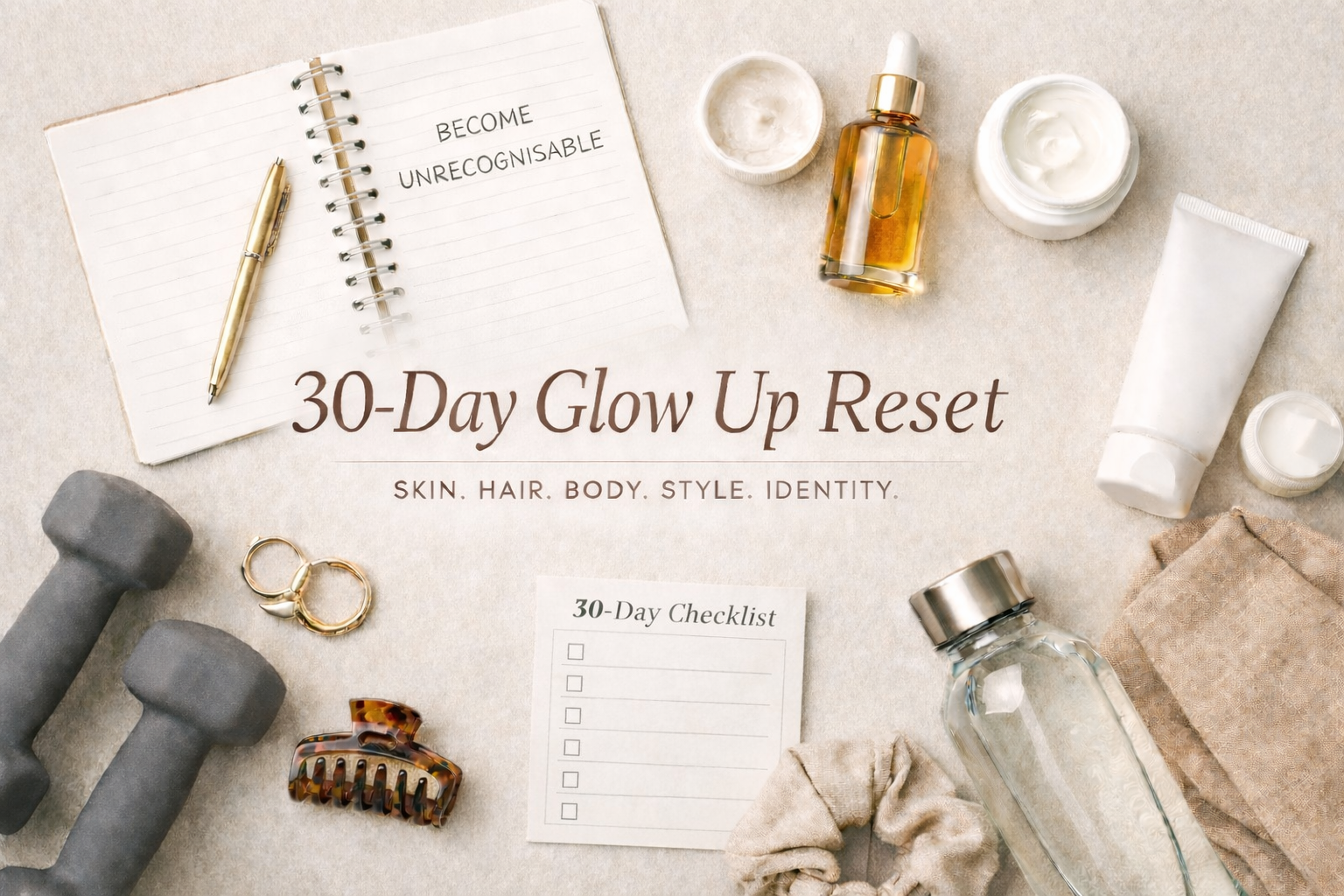 The 30-Day Glow Up Reset: A Realistic Rebuild for the Modern Indian Woman