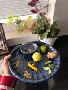 Glow and Melt ice cubes ingredients turmeric amla ginger curry leaves for glowing skin and gut health